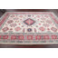 Tapis unique en laine noué à la main Kazak beige / rouge de 6 pi 6 po x 9 pi 5 po Quintero