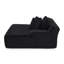 Fauteuil d'appoint confortable en velours de style moderne pour la maison et le salon