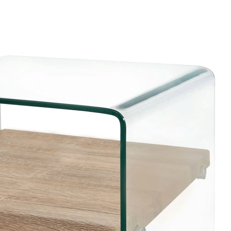 Abital Coffee Table with Storage, 45cm H x 50cm W x 50cm D