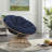 Outdoor 360° Swivel Wicker Papasan Chair - Premium Rattan, Soft Cushion & Durable Frame, Oversized Reading Chair-26128309