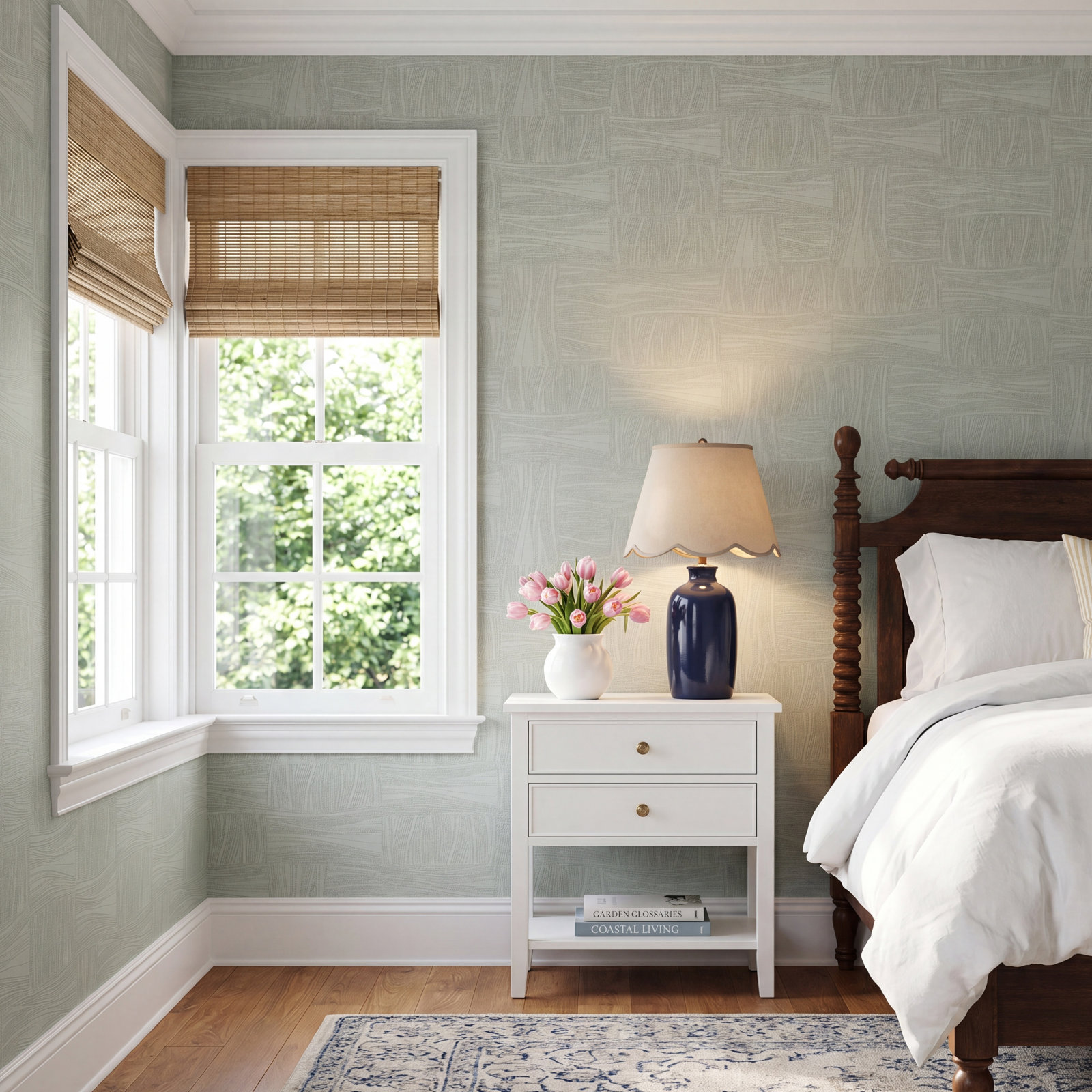 Apia Abstract Wallpaper, Sage