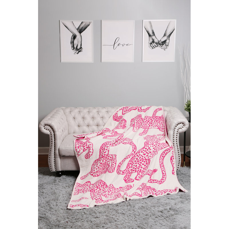 Jeté de luxe à motif animalier - Cheetah