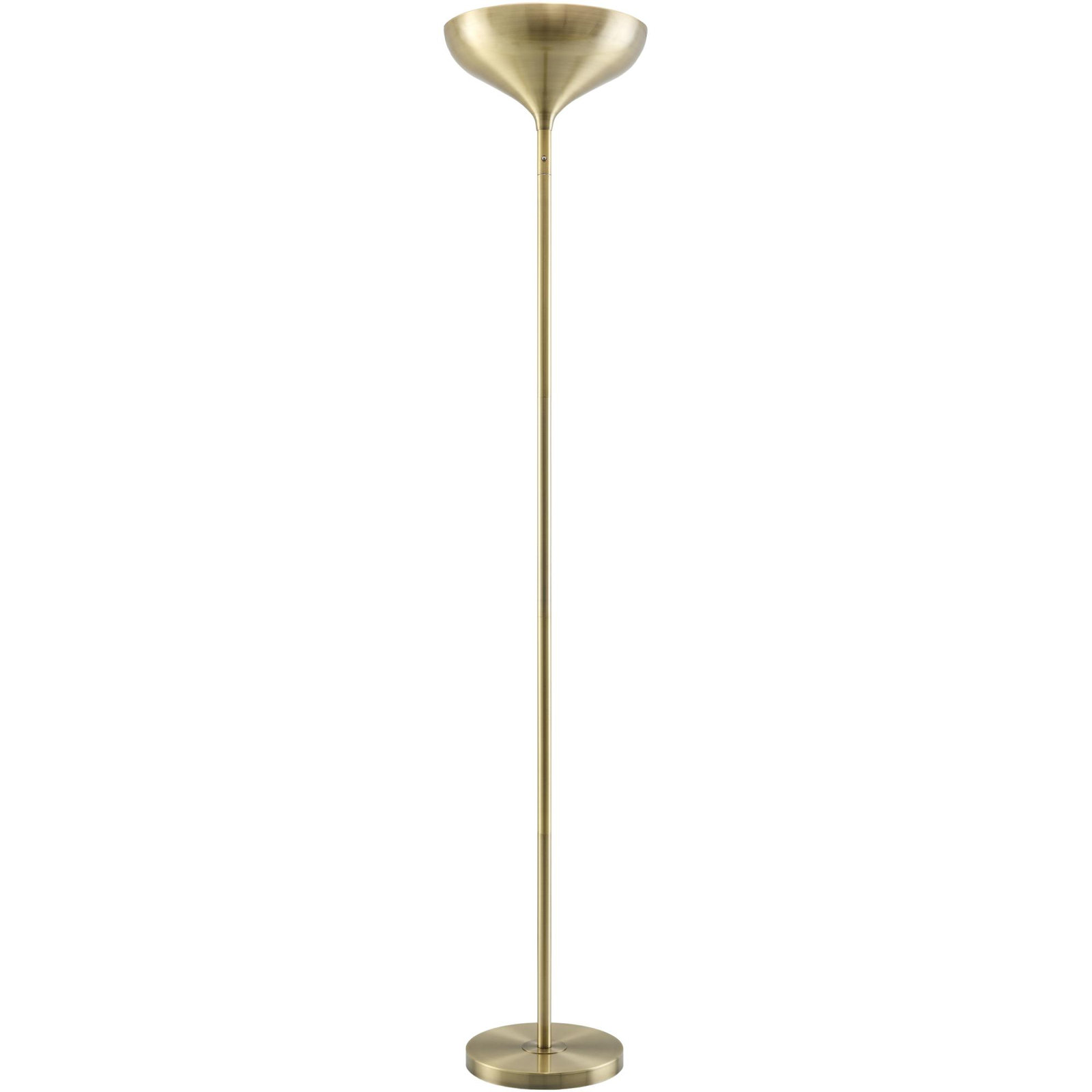 71" Dimmable Floor Lamp, Brass