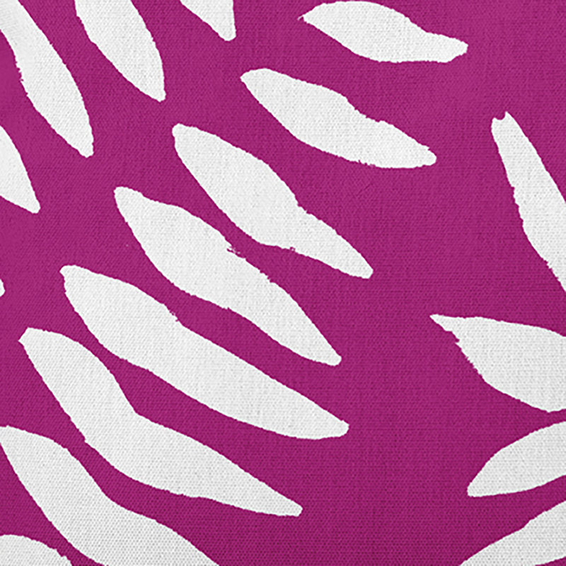 Coussin décoratif réversible d'intérieur / extérieur Beach Beach, Floral rose vif