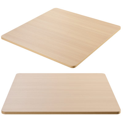 Ensemble de 2 dessus de table universel 30 x 30 pouces kaboon, noyer clair Kaboon