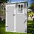 5 ft. W × 3 ft. D Durable Resin Outdoor Storage Shed With Floor and Doors for Garden Patio  Furture and Tools-101532141