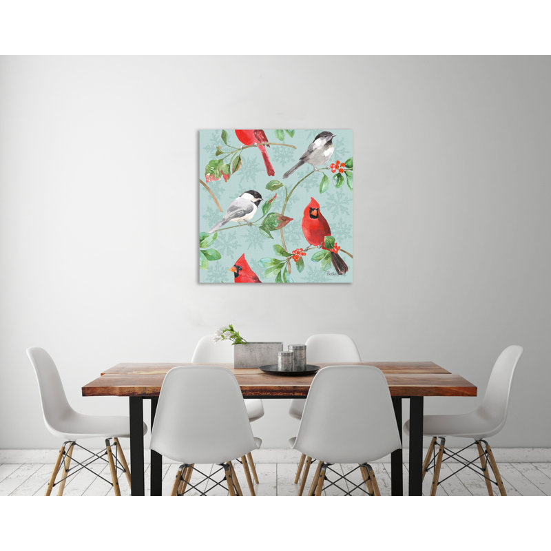 «Holiday Flora Pattern IIIC», toile tendue par Beth Grove, H 12 po x l 12 po x P 1,5 po