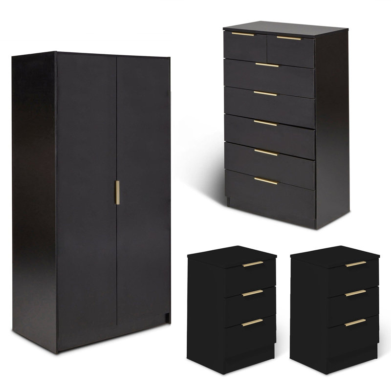 Glenhaven Piece Bedroom Set, Pitch Black