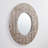 Solid Wood Round Wall Mirror