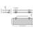 Bathroom Glass Floating Shelf with Rail Wall Mounted Shower Caddy-787272777