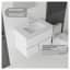 Meuble-lavabo flottant blanc 24 po avec lavabo