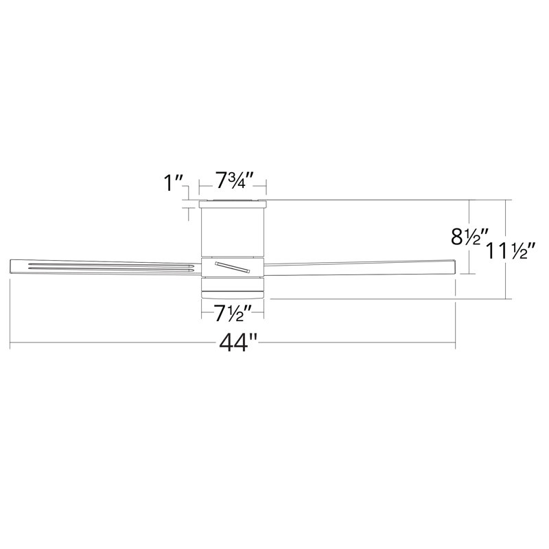 Ventilateur de plafond encastré intelligent à 3 pales intérieur / extérieur Axis avec télécommande et ensemble d'éclairage à DEL inclus