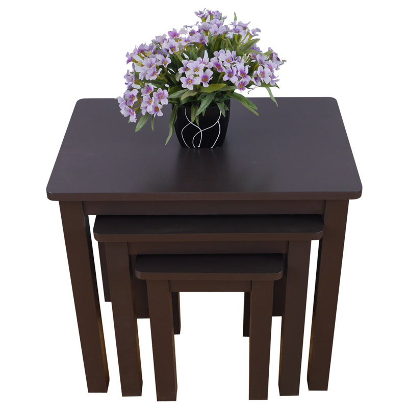 Agamvir Nest Of Tables, Espresso