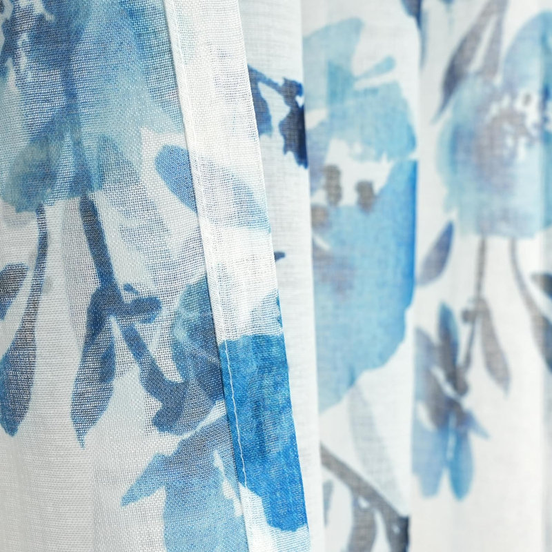 Paire de rideaux transparents Rhondi Ployester, L 52 po x L 84 po