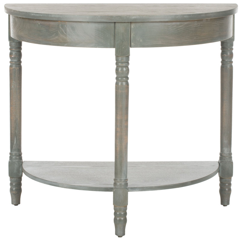 Sacramento 76cm Solid Wood Top Console Table, Grey