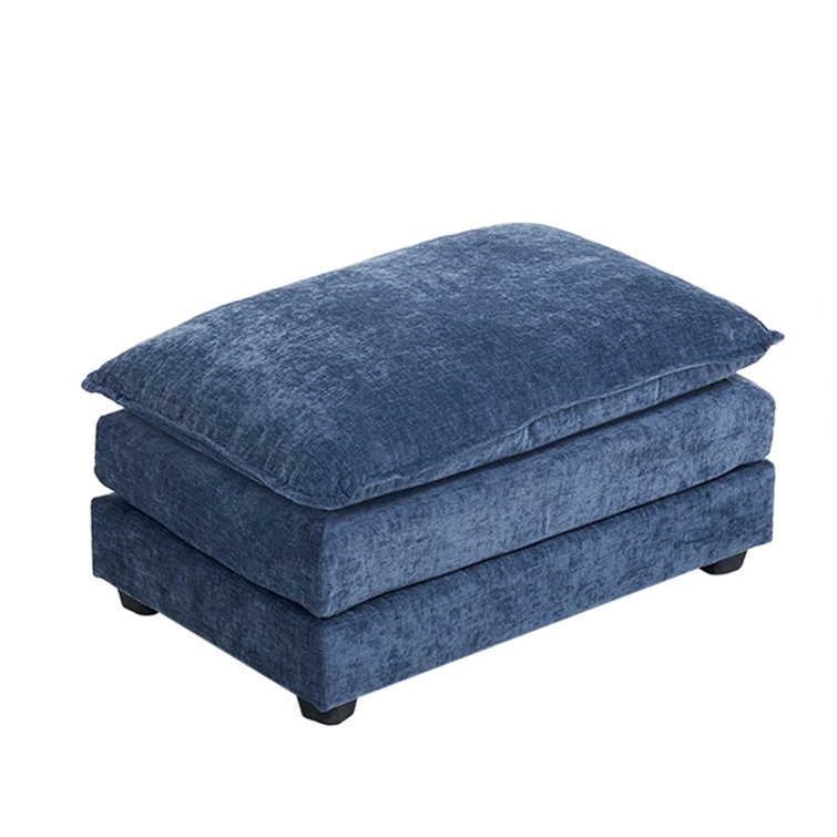 Double Layer Cushion Ottoman For Sofas