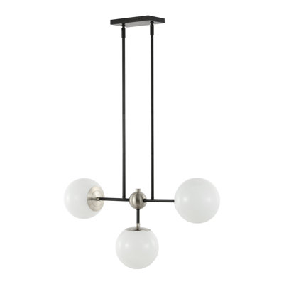 Jontia 3 - Light Black Unique/Statement Pendant