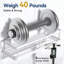 2-Pack Wall-Mounted Shower Shelves with Removable Hooks-2053753888