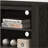 Bernardo Dark Gray 70"W TV Stand with Open Shelves and Cable Management-1873121457