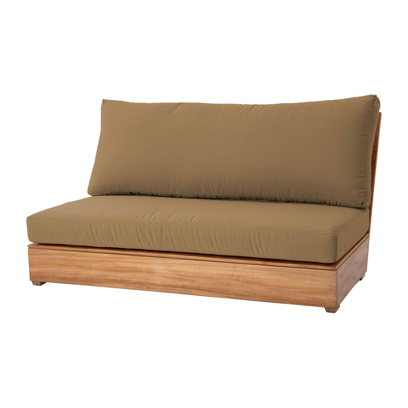 Arrin Outdoor 2 - Seat Patio Sectional, Cocoa