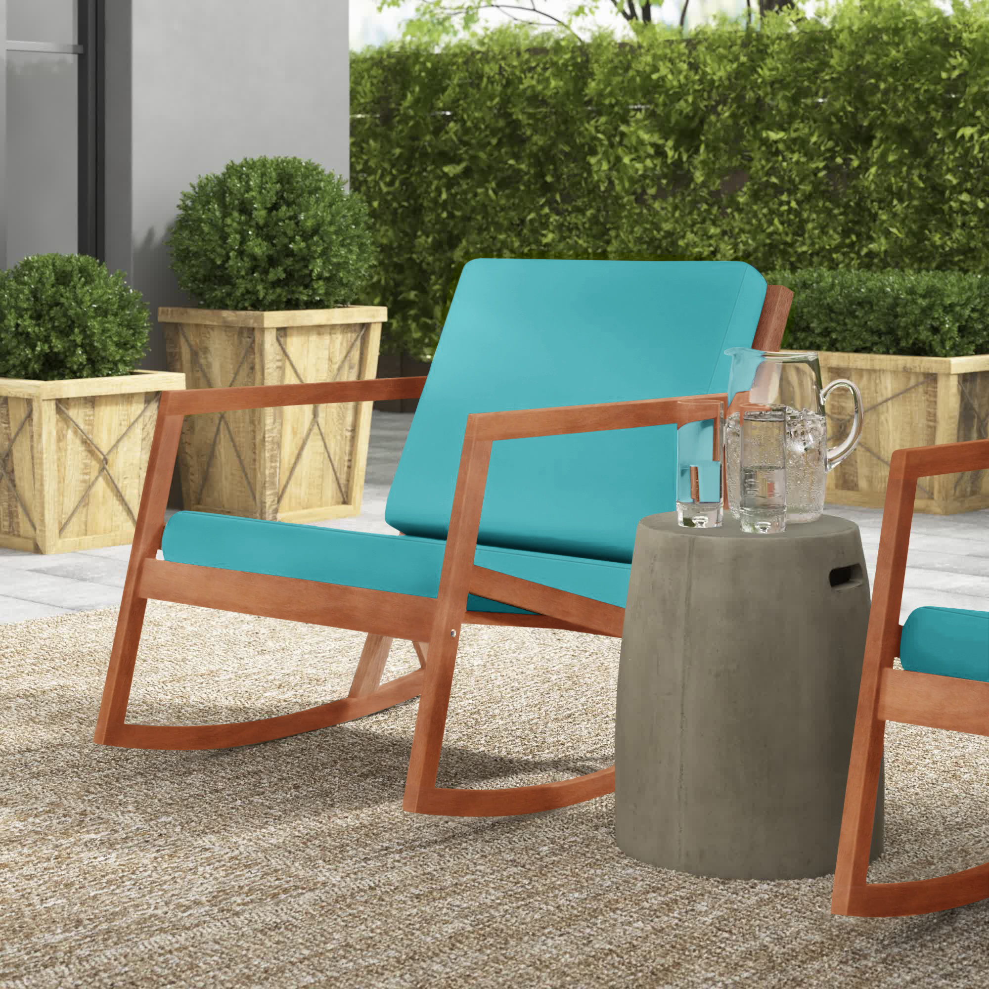 Modern patio rocking online chair