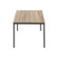 Irresistible 3 tables basses et 2 tables de bout, taupe foncé, stratifié taupe Glorious d'attraction en métal noir, brillant