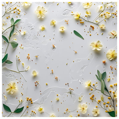 Édredon floral avec literie minimaliste