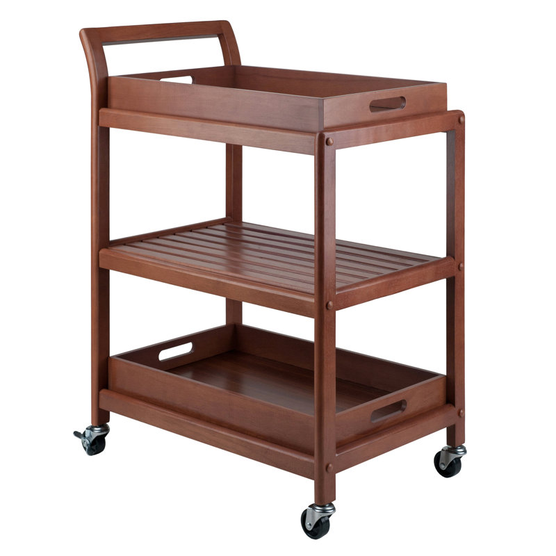Albert 33.27'' H x 24.8'' W Utility Cart with Wheels