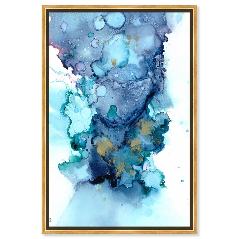 « Whitney », reproduction de peinture à l’aquarelle sur toile encadrée, H 15 po x l 10 po, Toile tendue