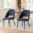 Modern Upholstered Dining Chairs 20" Wide Leather Side Chair with High Back-72357470