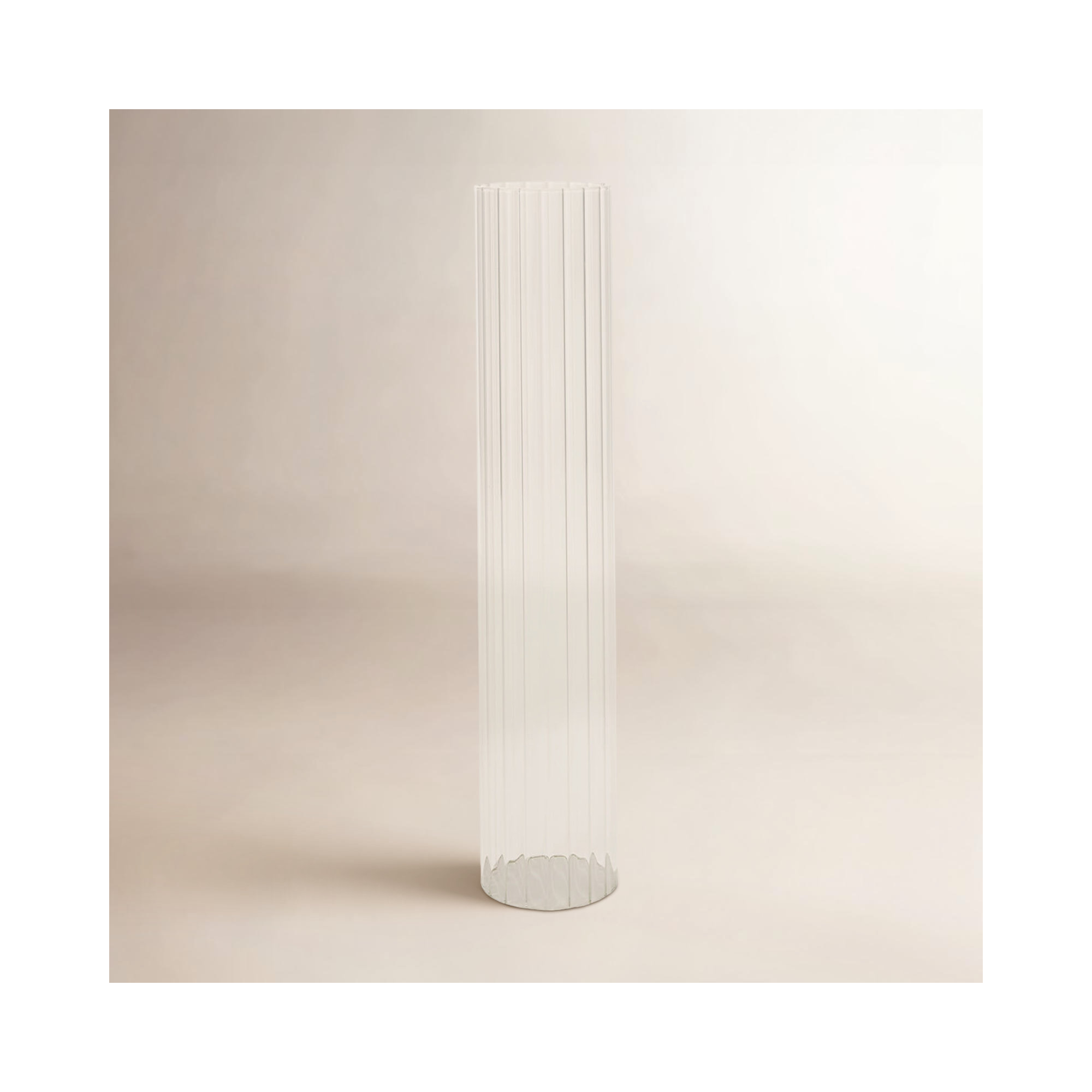 Arcada Optic Glass Sleeve 3.5"x 22", 17.5" H x 3.5" W x .5" D