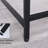 Black Console Table Narrow Modern Entryway Table Small Behind Couch Table Skinny Sofa Table Hallway Table For Living Room Foyer Bedroom Corridor Office