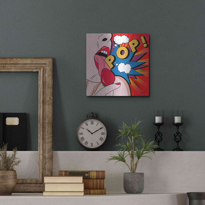 «Lark Manor ™» par Mark Ashkenazi, art mural en métal, H 12 po x l 12 po