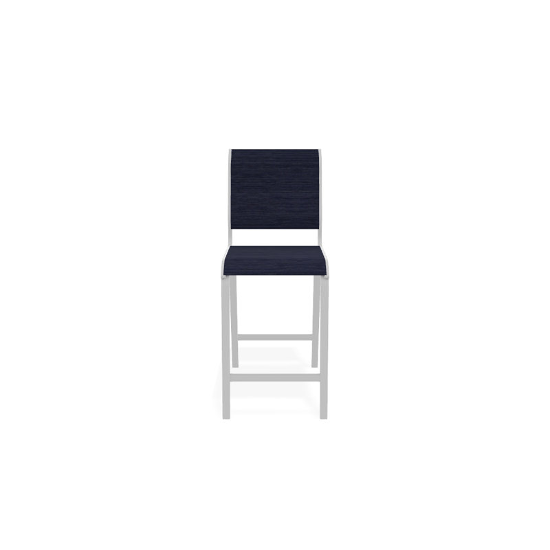 Tabouret de bar 26 po Holna, Blanc texturé, Indigo Collect