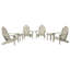 Chaise Adirondack en plastique avec table Anette-611446094