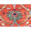Tapis multicolore de haute qualité noué à la main