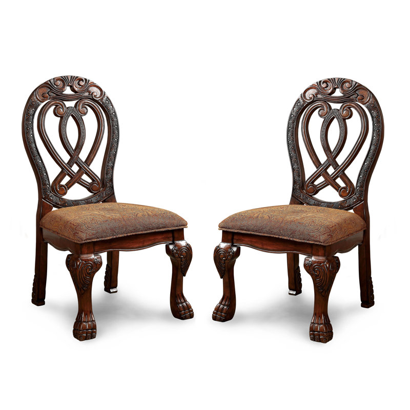 Chaise d'appoint Dolores Arline, Cerisier