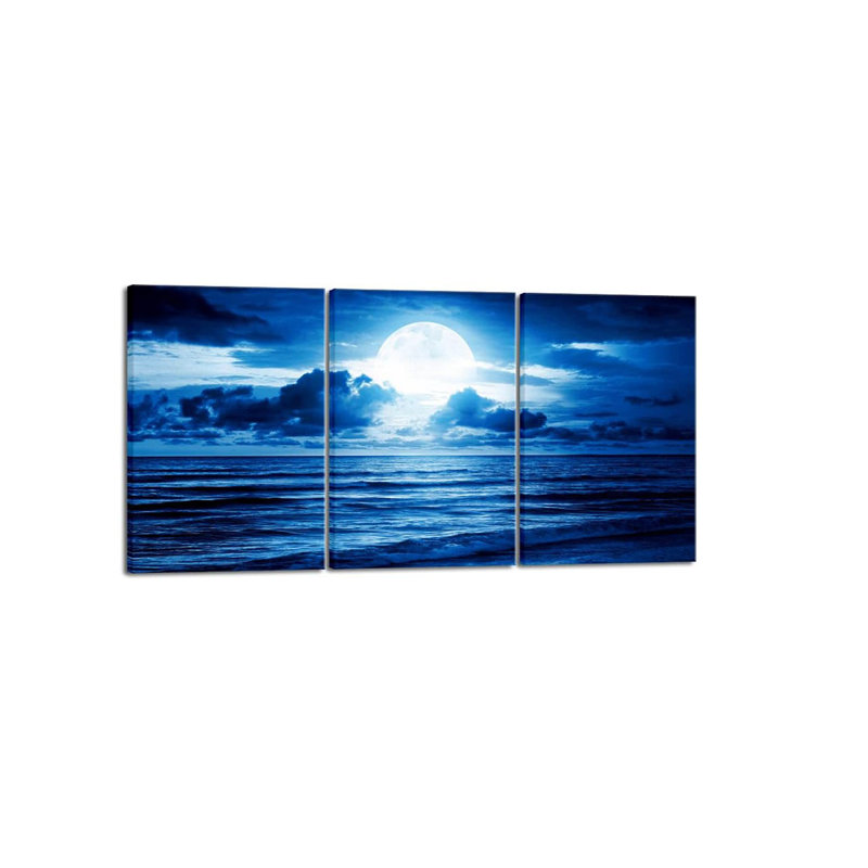 3 Piece Wrapped Canvas Print, 60 cm H x 120 cm W