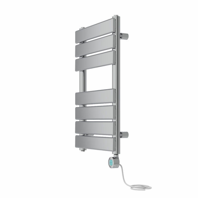 Flat Panel Towel Rail Heated Towel Rails, Chrome, 65cm H x 40cm W x 6.2cm D