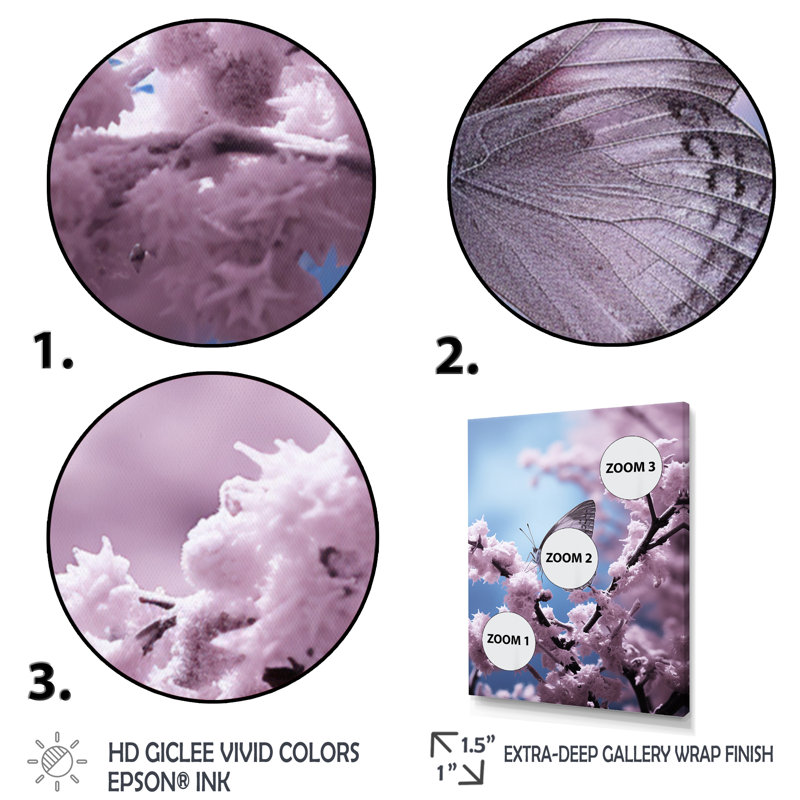 «Winter Enchanted Frost II», reproduction d'art sur toile, Cadre simple blanc, H 20 po x l 12 po x P 1 po