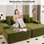 Canapé-lit modulaire de 81 po, canapé-lit modulaire modulaire, méridienne double, canapé-lit moelleux en nuage, aucun assemblage requis-507817873
