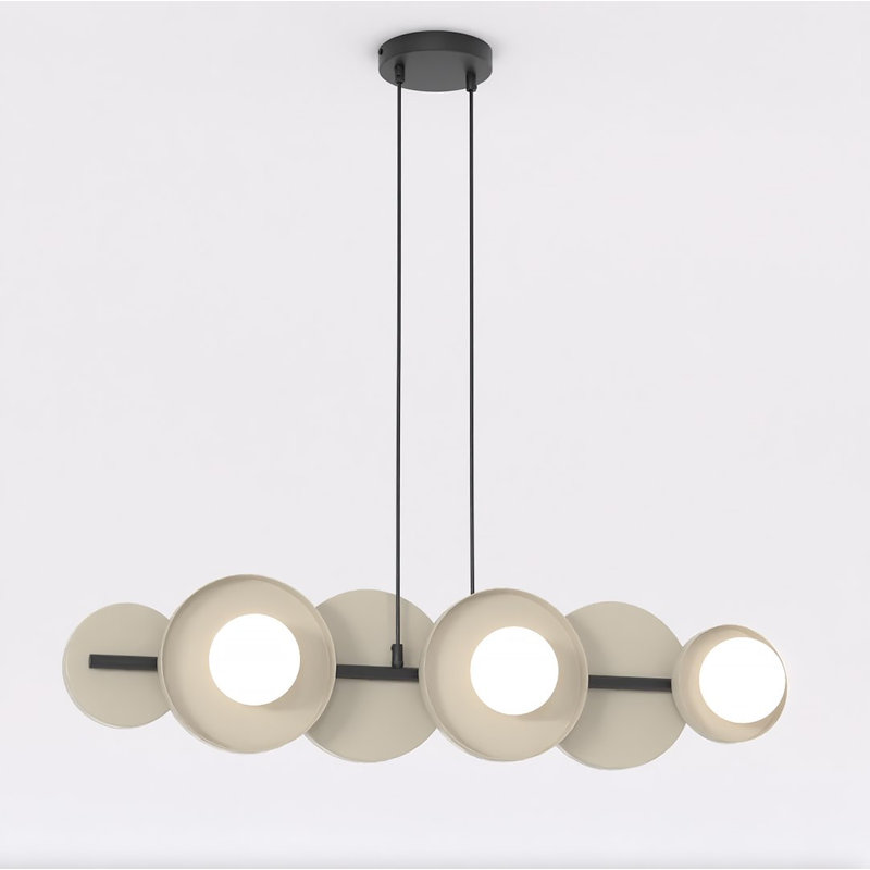 - Light Matt Pendant, Mokka, 6 Lights