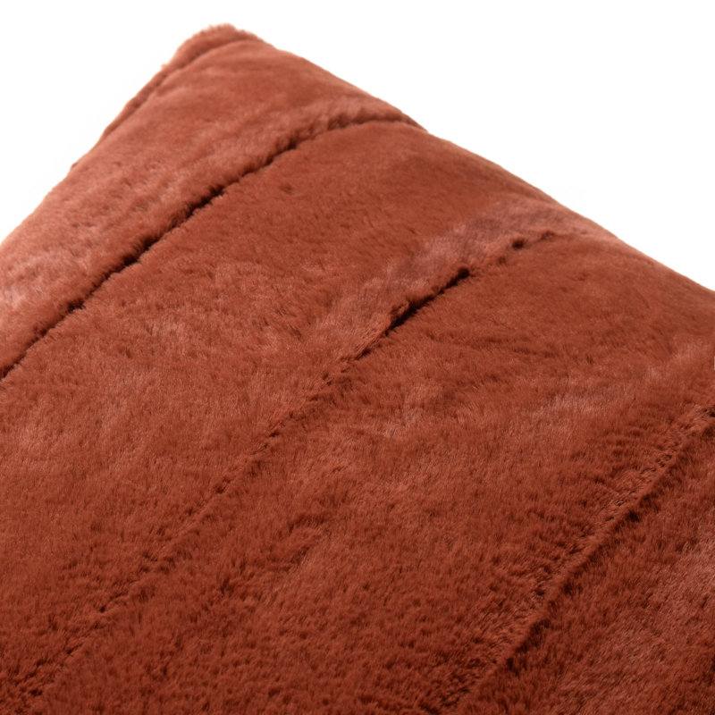 Empress Square Cushion, 45cm H x 45cm W, Rustic Brown