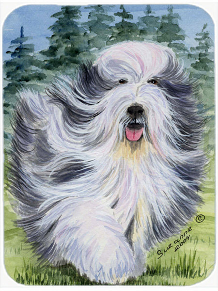 Planche à découper en verre trempé east urban home barbu collie