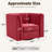 35.4'' Wide Upholstered Swivel Chair-1284096204