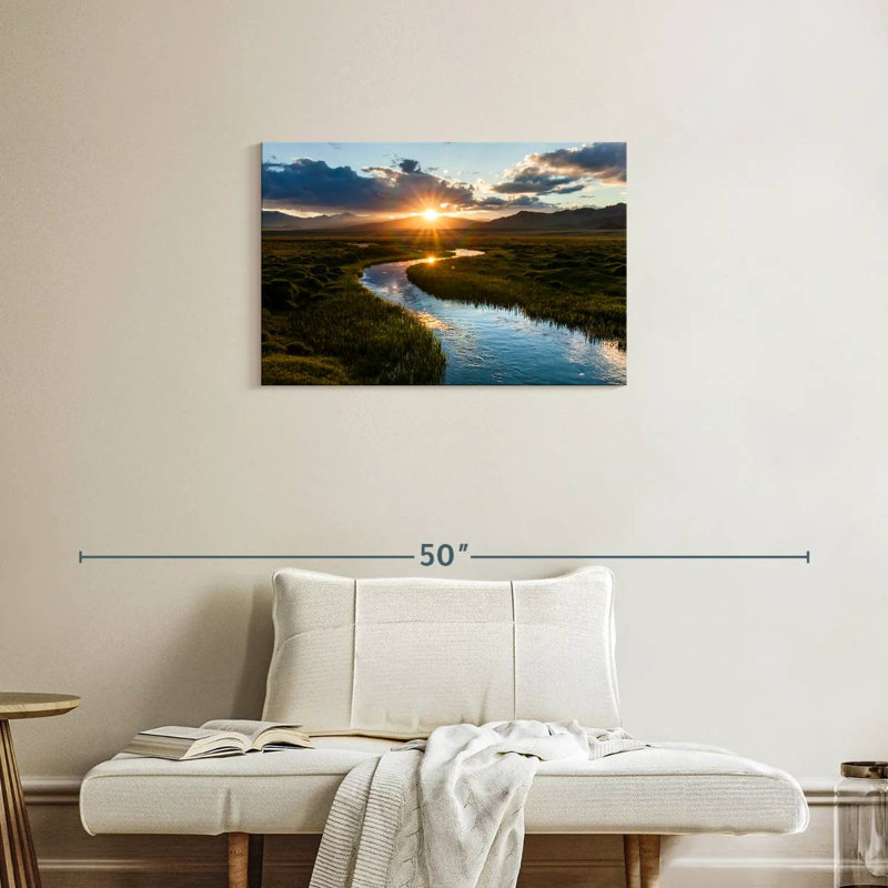Alvord Sunset Stream, H 20 po x l 30 po