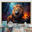 «Lion Vivid Majesty I» sur toile-1282421890-1282423672