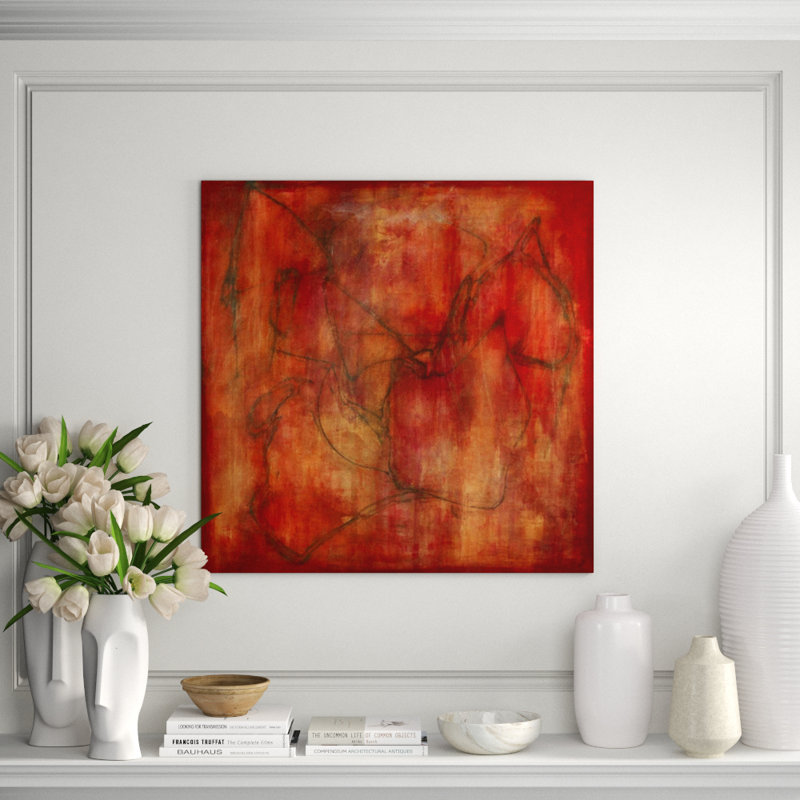 Subtle Nuance Print by Joshua Schicker, 36" H x 36" W x 1.5" D, Knife Gel