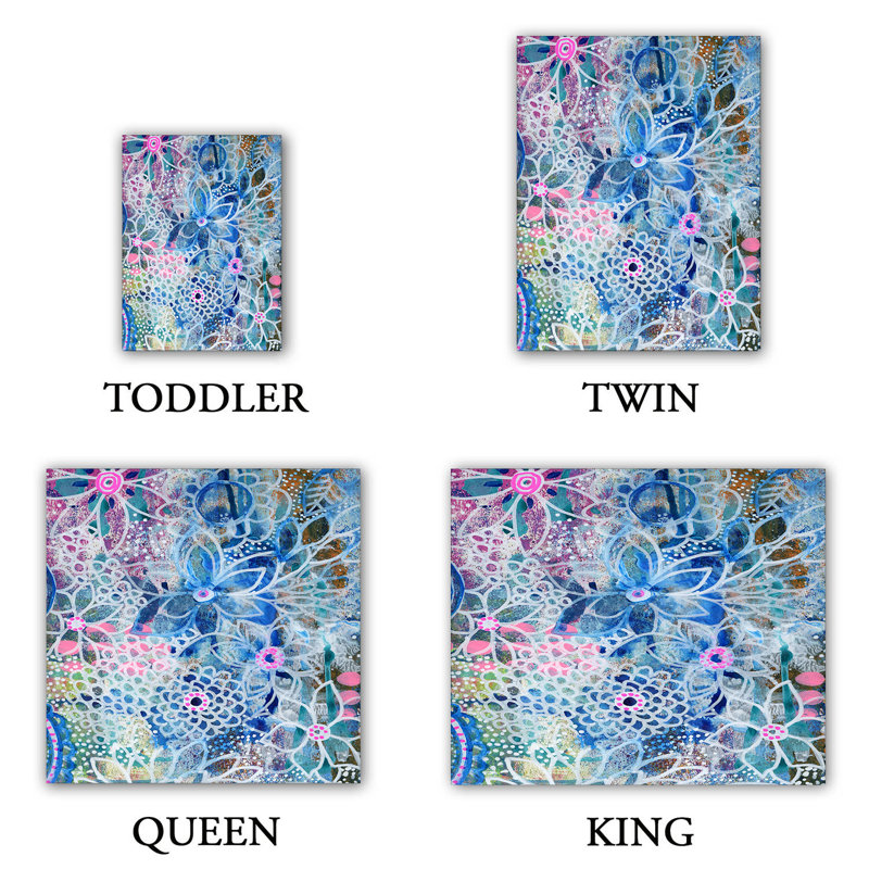Ensemble de housse de couette freesia, 1 housse simple + 1 taie standard