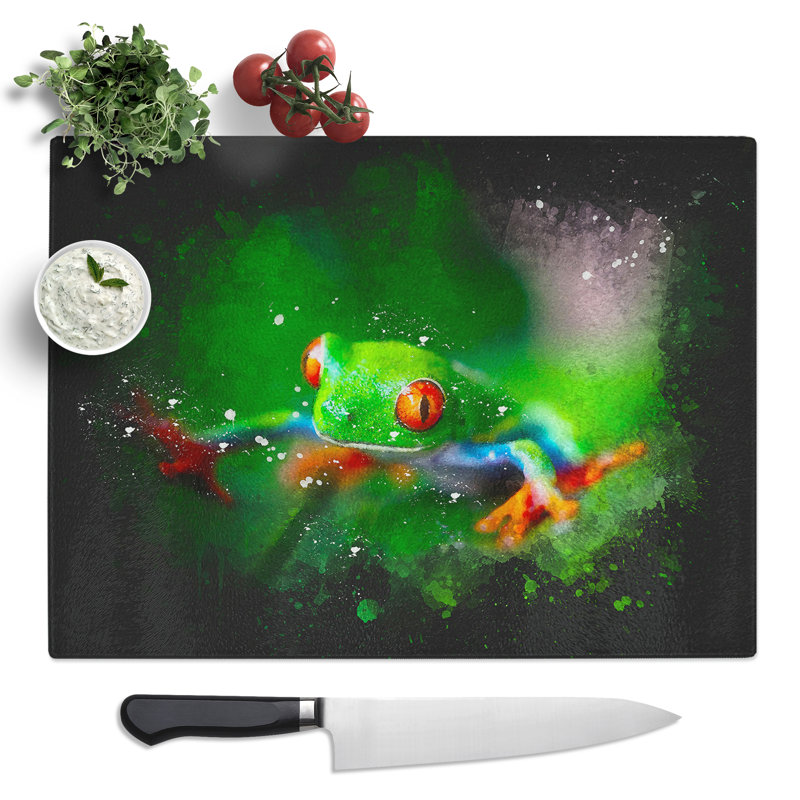 Tree Frog Vol.1  Glass Chopping Board